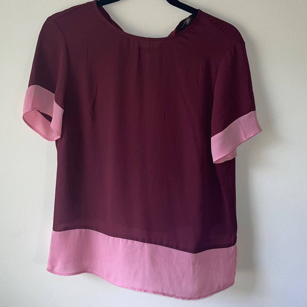 Cute two toned top